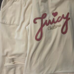 Juicy Couture Cream Jacket with Red Logo